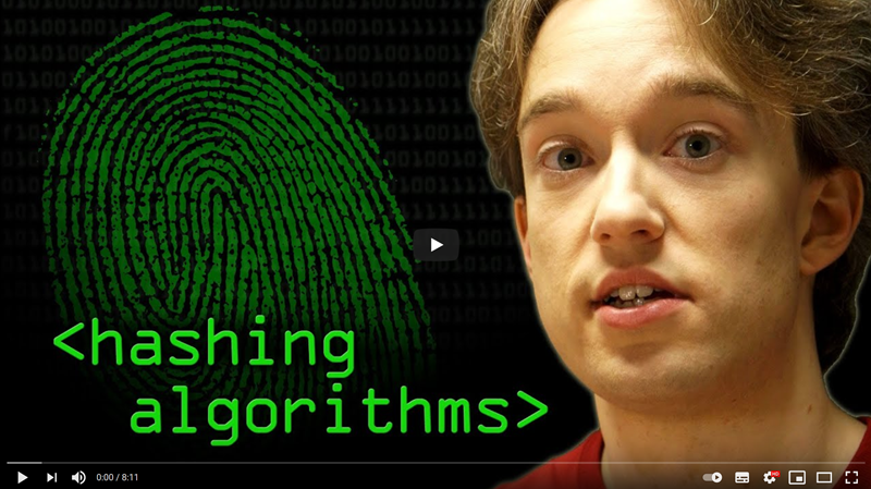 Hashing video