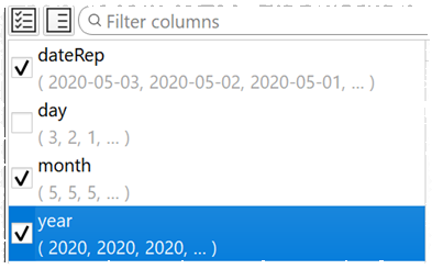 column examples