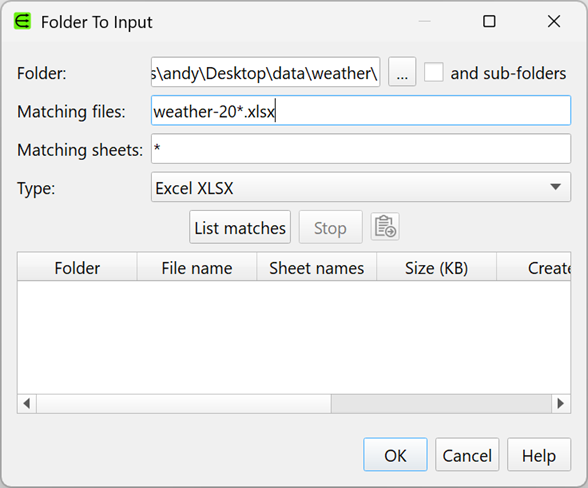 Combine multiple Excel files into one sheet