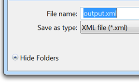 convert Excel to XML