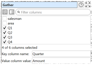 gather transform example