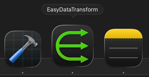 Dark liquid glass dark application icon