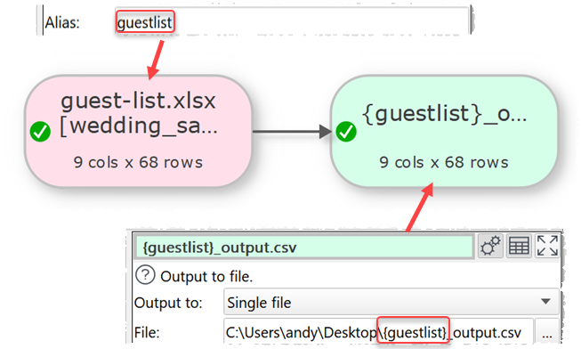 file name variables