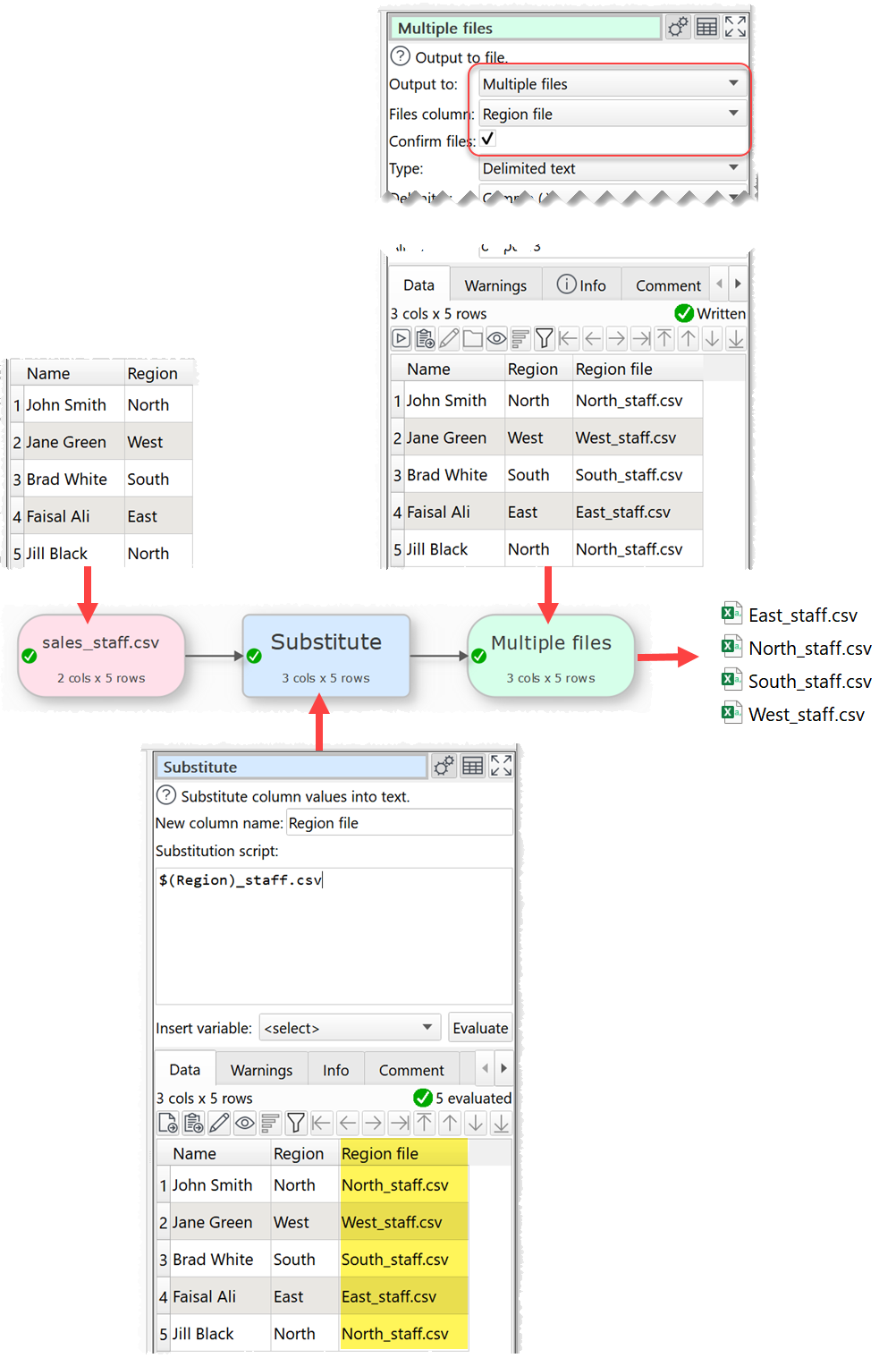 Advanced file splitter