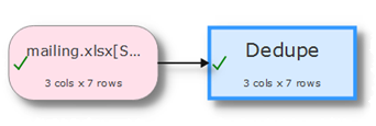 dedupe example