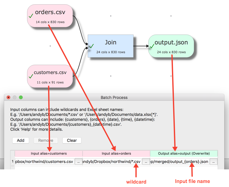 join multiple files