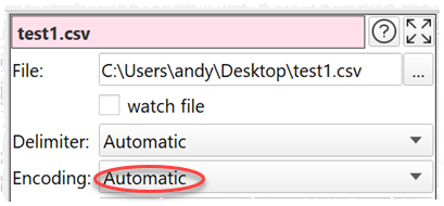 change file encoding