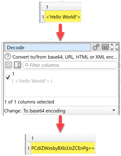 how to convert text to base64 encoding example