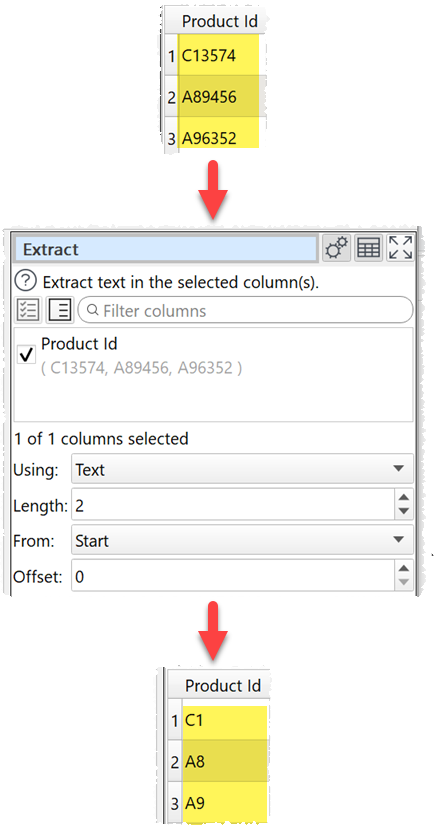 how to extract characters from a column example how to extract characters from a column example