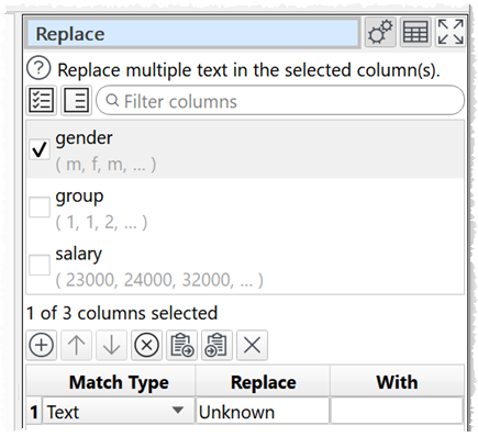 replace unknown replace unknown