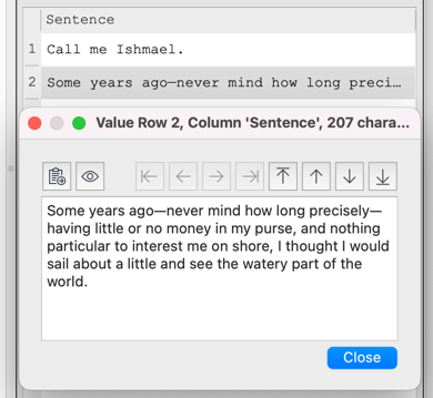 Value window Value window
