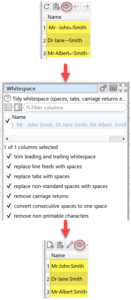 how to tidy whitespace example how to tidy whitespace example
