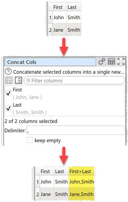 how to concatenate 2 columns example how to concatenate 2 columns example