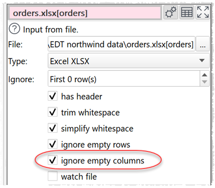how to ignore empty columns how to ignore empty columns