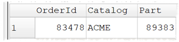 Multi-key order Multi-key order