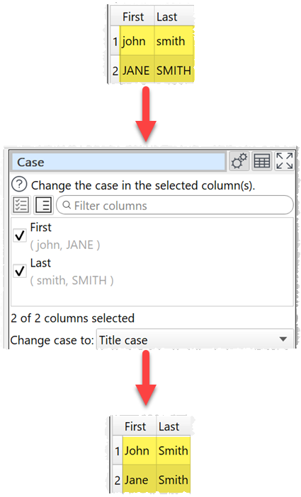 how to change case example how to change case example