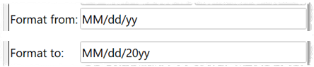 yy yyyy format