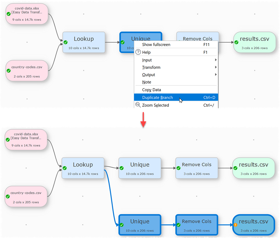 How to duplicate transforms